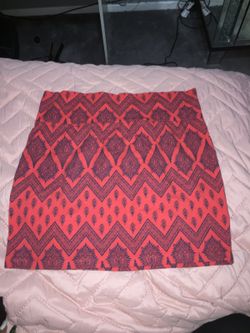 Tribal bodycon skirt XL