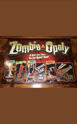Zombiopoly Monopoly board game NEW SEALED