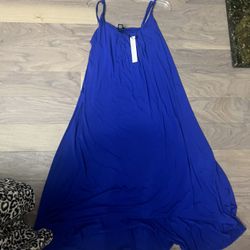 New Nicole Miller Dress NWT Size XL Blue