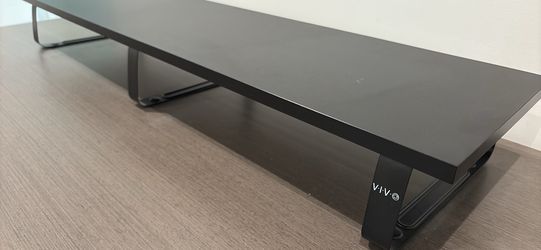 VIVO Black Extra Long Monitor Stand Riser