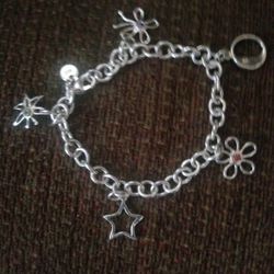 .925 Sterling Silver Charm Bracelet