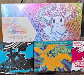 Pokemon prismatic- ascended ETB - black bolt ETB