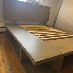 Wood King Bed Frame