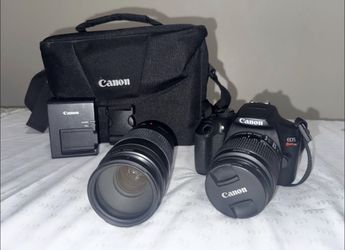 Canon Rebel T7 Double Zoom Kit - 2 Lenses (18-55mm & 75-300mm)