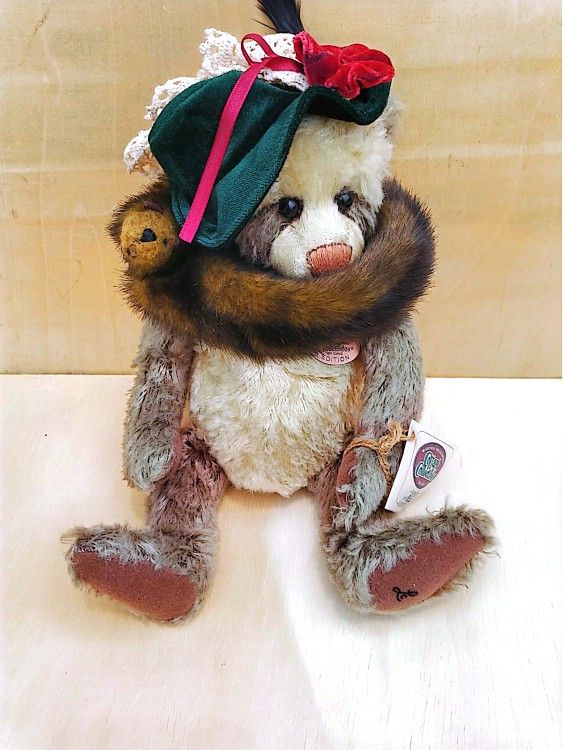 Cottage Collectibles By Ganz Auntie Pam Limited Edition Panda Bear With Tags