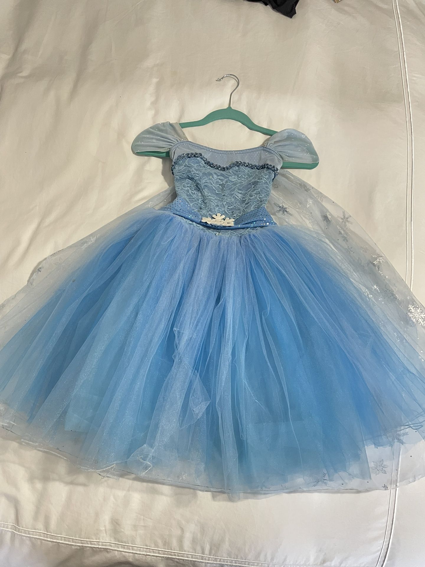 Frozen Elsa Dress Costume Size 4-5 Years 