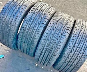 🎃 235 55 18 Continental tires Con 80% de Vida Las 4