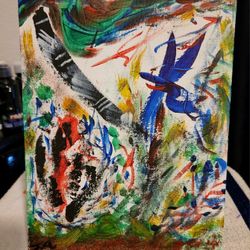 Abstract Painting 10x8