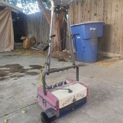 Minuteman Port-A-Scrub 12" Corded Walk Behind Floor Scrubber - 1 Gallon