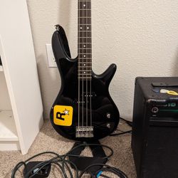 Gio Ibanez Bass Used With Amp