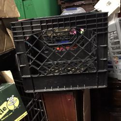 Milk crate for sale eight dollars apiece or pick up