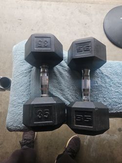 DUMBBELLS 35LBS