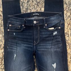 Women’s EXPRESS Mid Rise Skinny Jeans NWOT SIZE 4s/4c