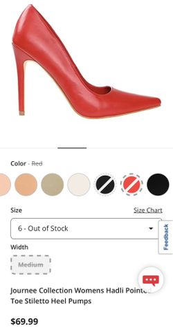 NEW Red Pumps Size 6