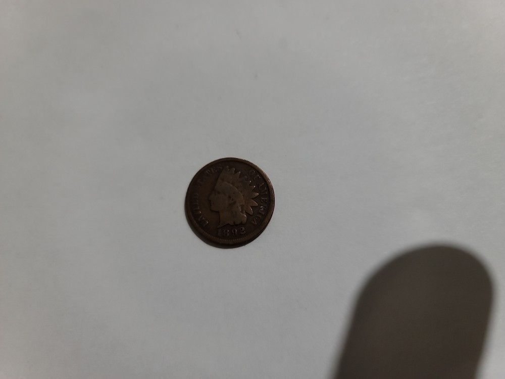 1892 indian Head penny. Very good condition.