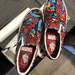 Size 10 Limited Edition Spider-Man Vans