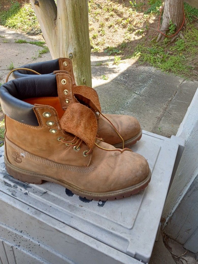 2 Pairs Of Used Timberland Boots