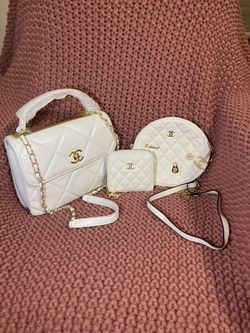 Lambskin Leather 3 piece Purse Bundle Set