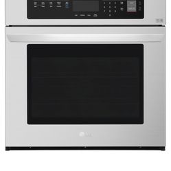 NEW NEVER USED LG 30” ELECTRIC STAINLESS STEEL CONVECTION SINGLE WALL OVEN WITH 5 YEAR EXTENDED WARRANTY FULLY TRANSFERABLE 