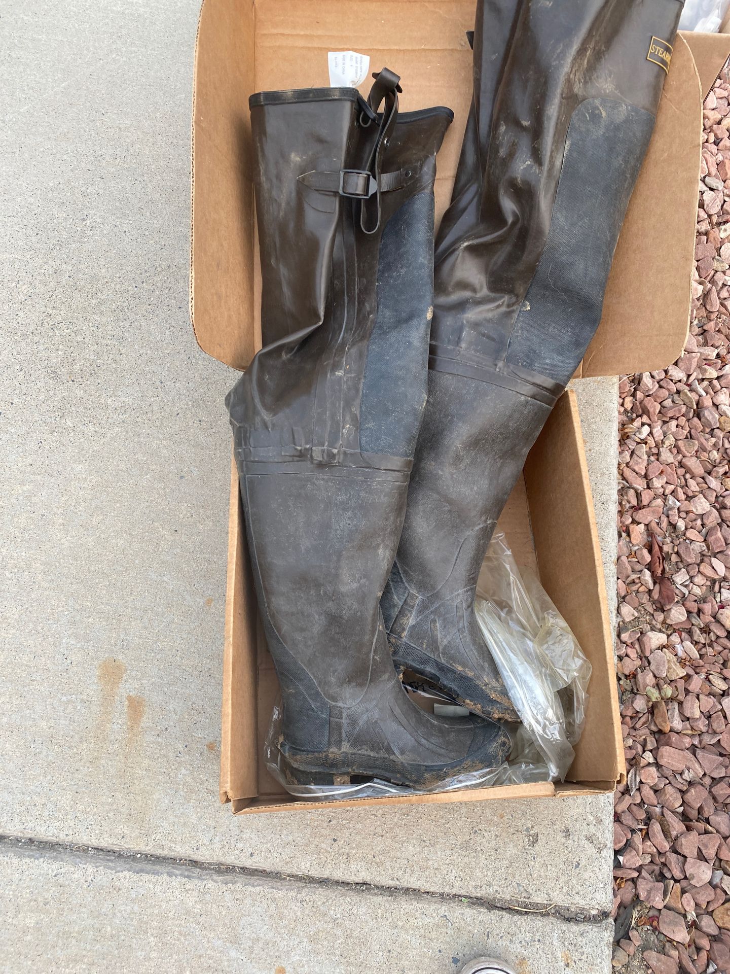 Rubber boots