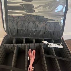 Travel Case Cosmetic LED Mirror 