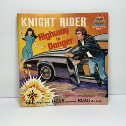 Vintage 1984 Kid Stuff Knight Rider Highway To Danger Story Book (No Record)