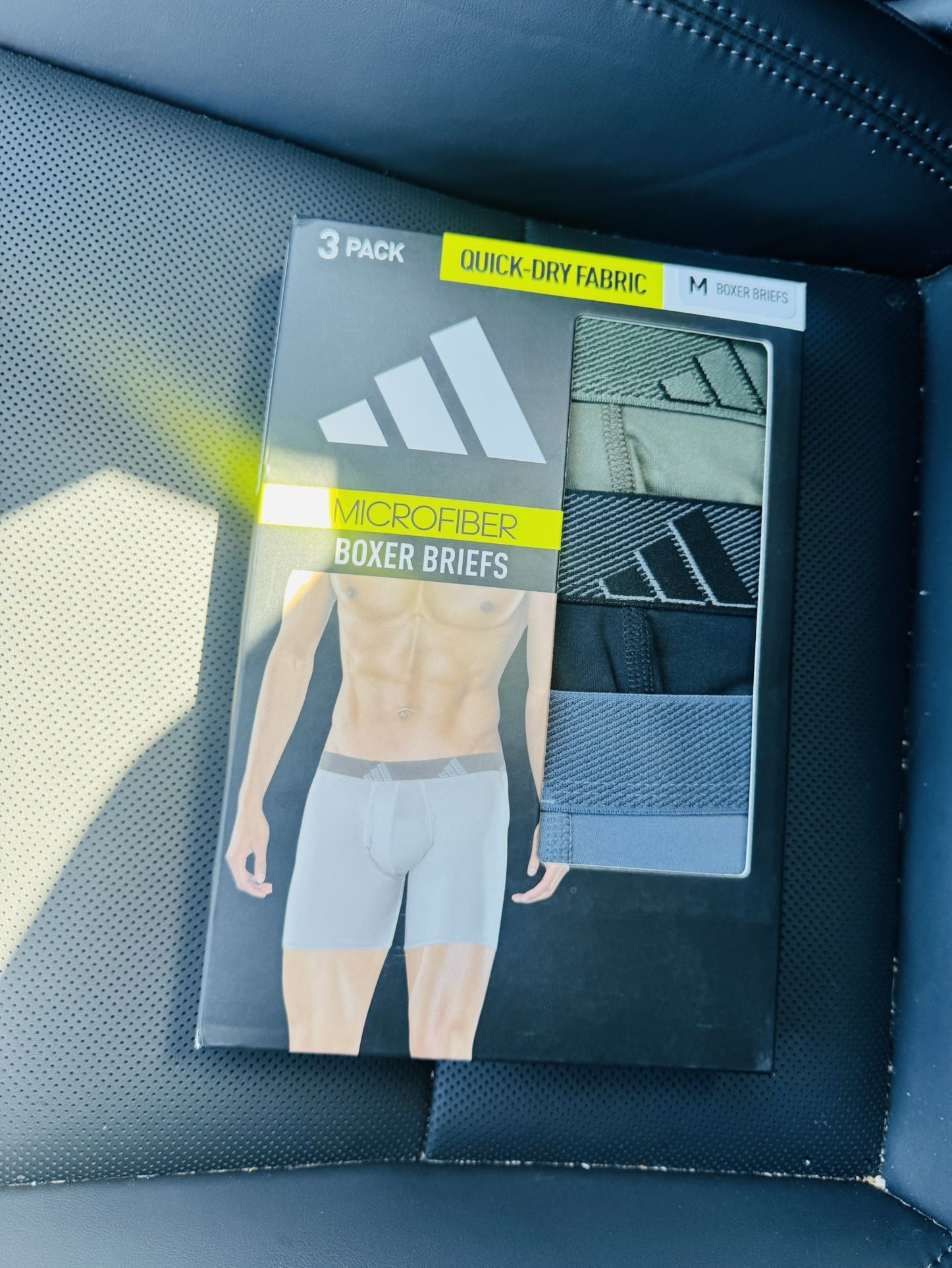 Adidas Men’s Boxer Briefs - 3 Pack - Size M