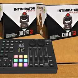 🚨 No Credit Needed 🚨 Intimidator Series LED Moving Head Spotlight DJ ILS Controller With Case Chauvet Package 🚨 Payment Options Available 🚨 