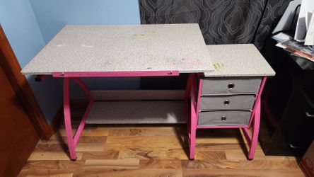 Art Desk with Stool