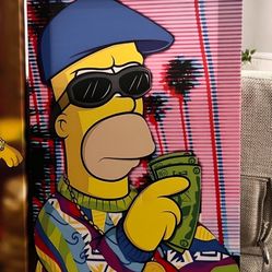 🚨🚨Simpsons Bart Homer Simpson Canvas Wall Art **SHIPPING AVAILABLE**