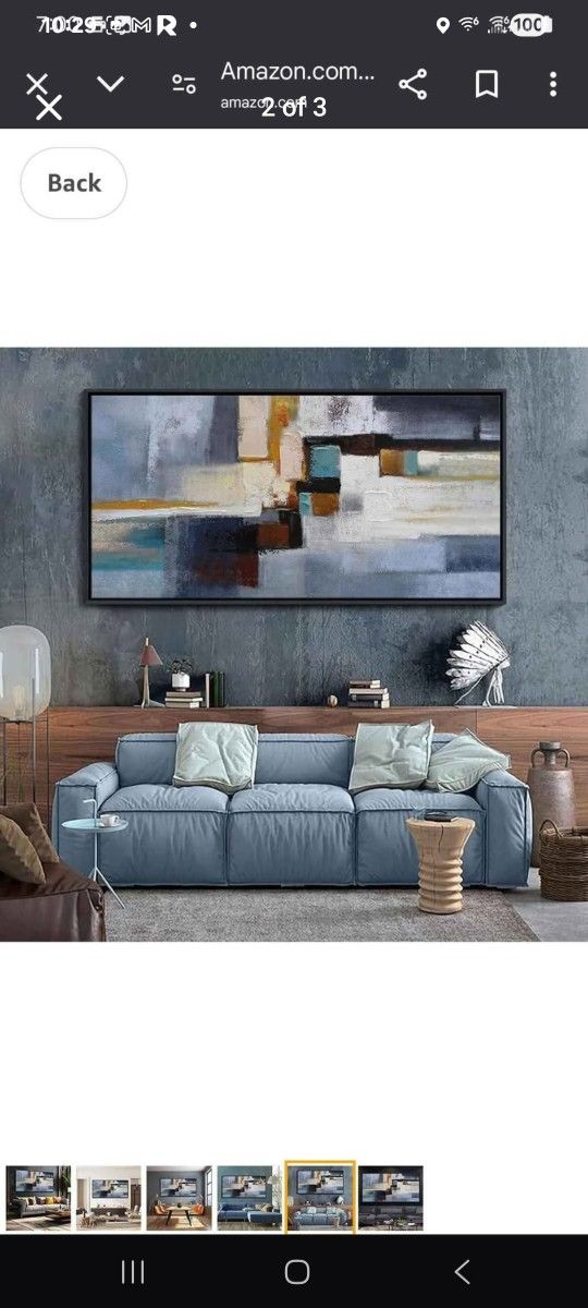 Modern Abstract Canvas Wall Art 30x60