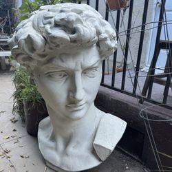 David Bust Statue, Plaster