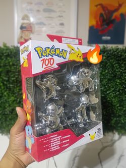 Pokémon 25th Anniversary Silver Figure 4-Pack