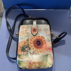 New Sunflower Sholder Handbag 5"x8"