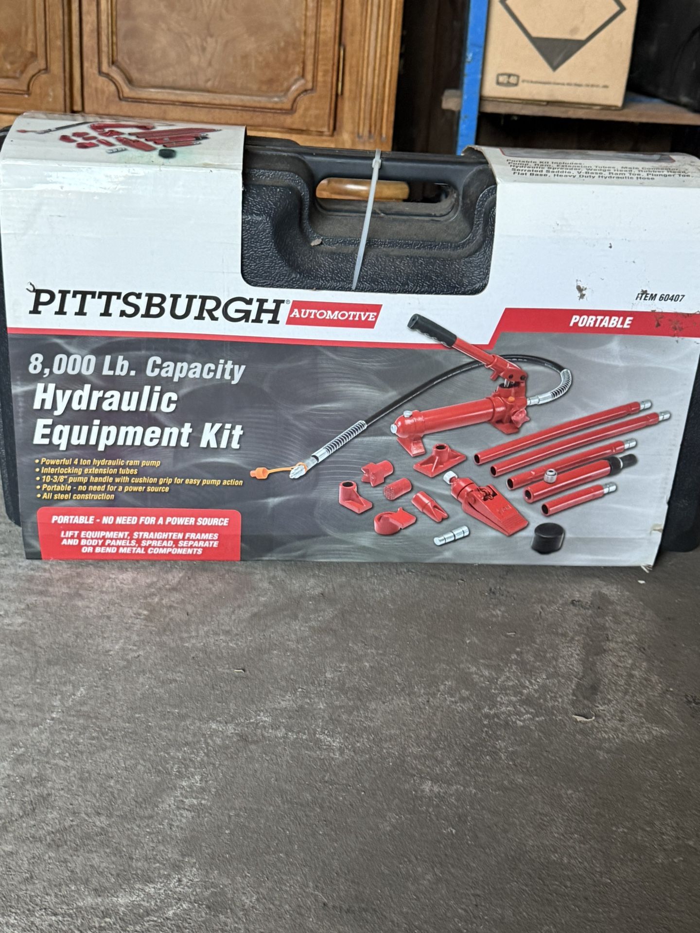 8000 lbs hydraulic equipment kit