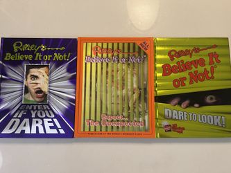 Ripley’s Believe It Or Not Books (3)