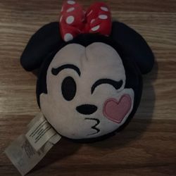 Cute Minnie Mouse Emoji Plush