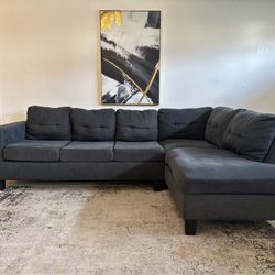 Blue 4-Seater Sectional Sofa