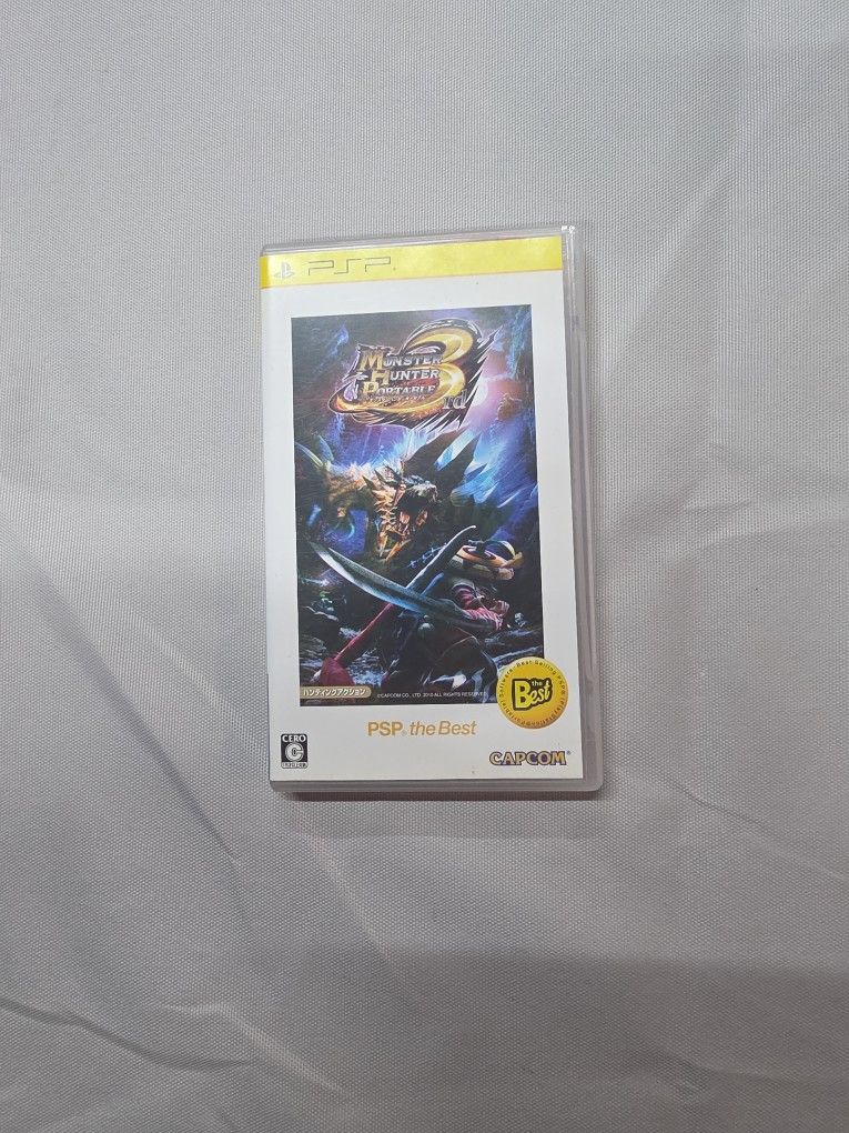Cib Monster Hunter Portable 3 Japanese Game