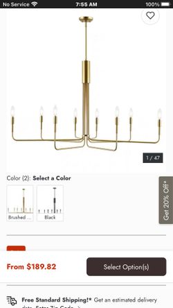 Chandelier new never used