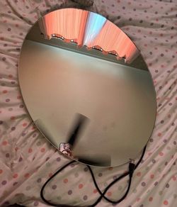 LED mirror light up and defogger