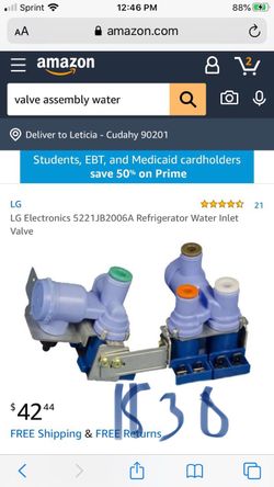Water inlet valve