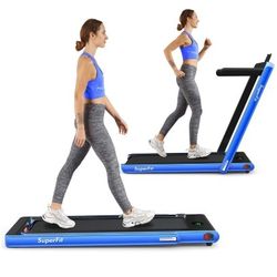 $300 COSTWAY GOPLUS SUPERFIT FOLDAWAY ELECTRIC TREADMILL 