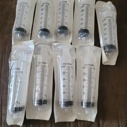 9 Syringes 60ml 2oz