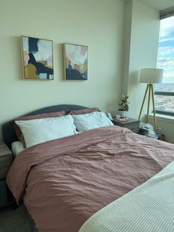 IKEA Hauga Queen Bed Frame w/ Storage