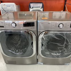 LG ThinQ GAS washer and dryer