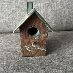 Bird House Copper and Wood
