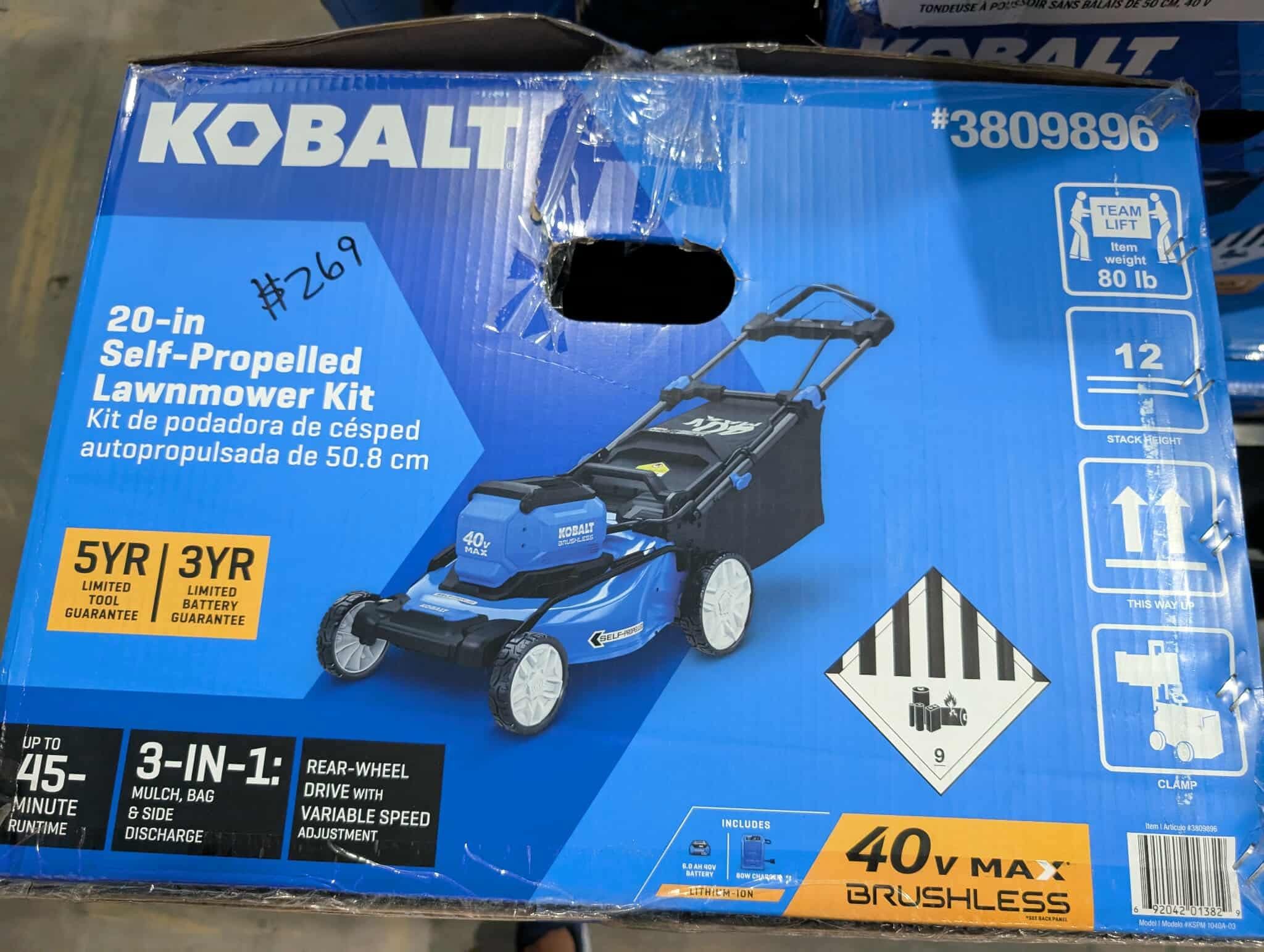 Kobalt 20in Self Propelled Lawn Mower Kit