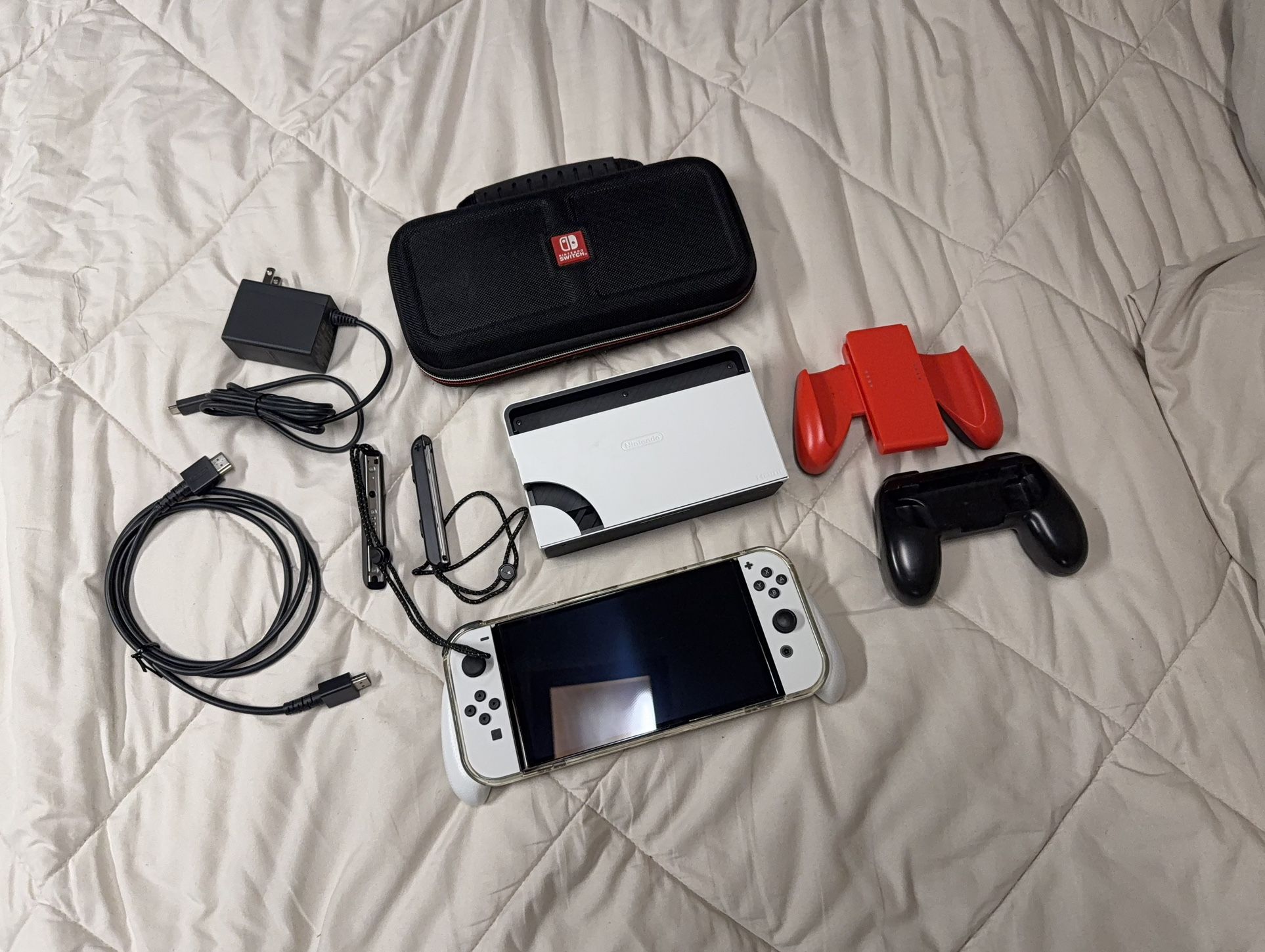 Nintendo Switch - OLED Model with White Joy-Con