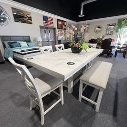 6 Pc Dining Table Set 